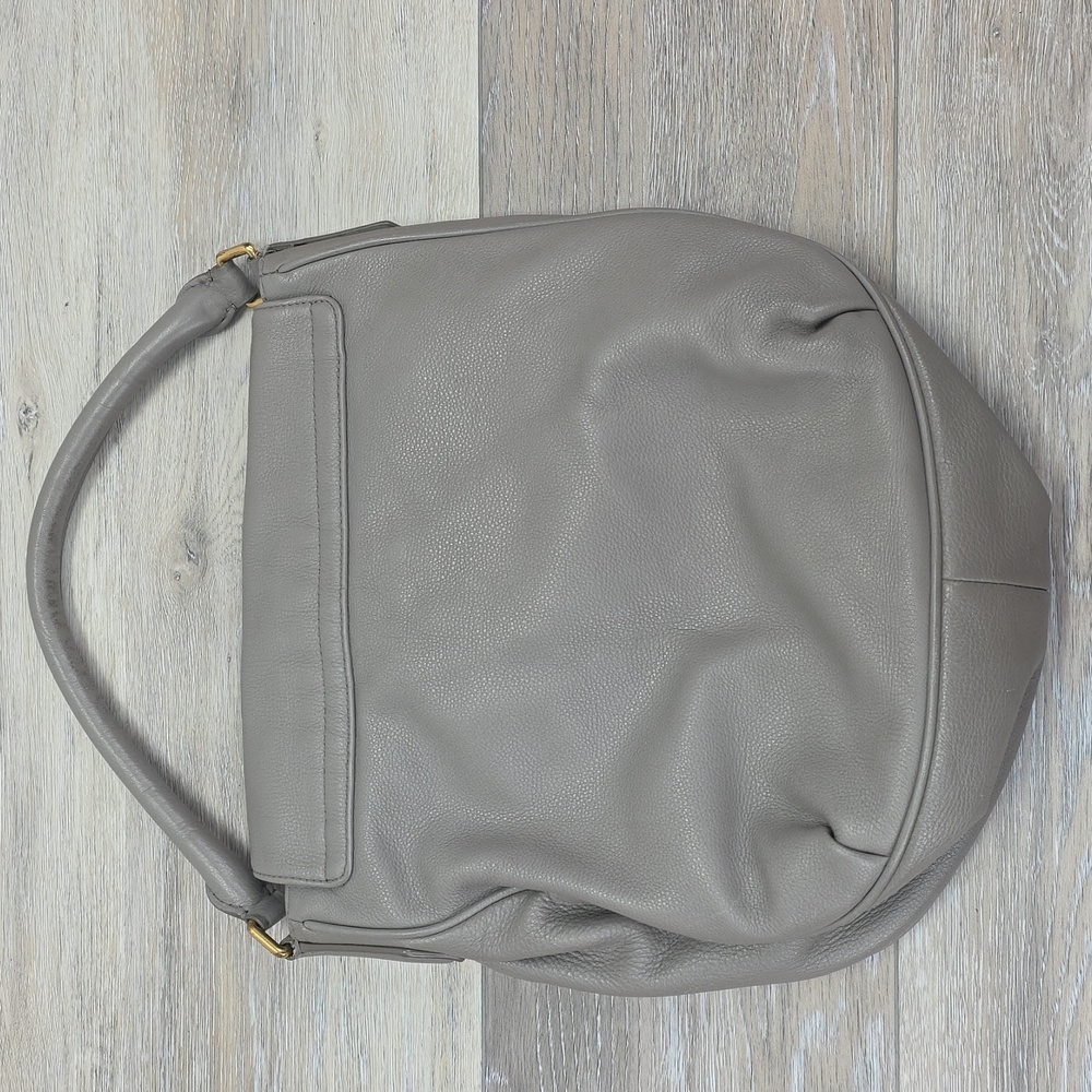 Marc by Marc Jacobs Leather Standard Supply Workwear Crossbody Handbag Taupe - Picture 7 of 15